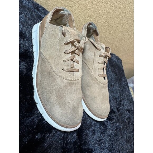 VIONIC 355 Taylor Women Suede Tan Suede Comfort Shoes Size 9  Classic Style - Picture 2 of 6